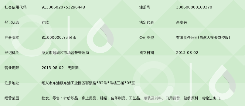 绍兴诗贸特针纺织品